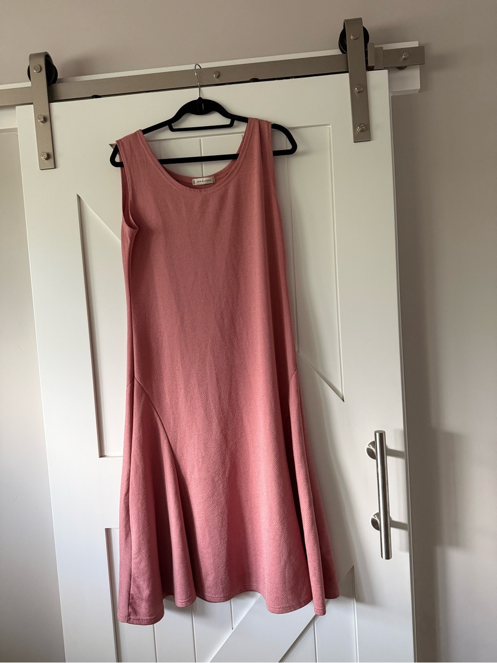 Jon & Anna Dusty Rose Sleeveless Midi Dress